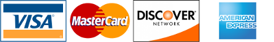 Images of accepted credit cards